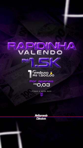 26ºRAPIDINHA DO PIX VALENDO R$1.500!!! (clássicos)